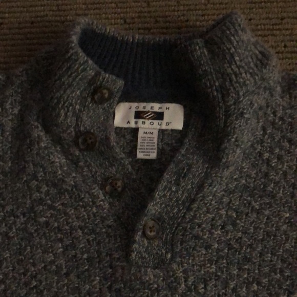 Mens Joseph Abboud Wool Knit Sweater Medium - Picture 2 of 7